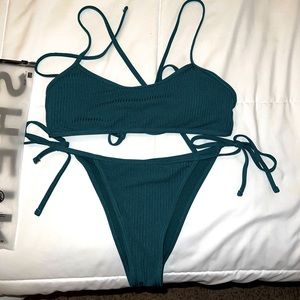 Green String bikini